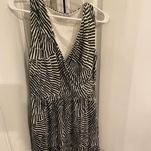 cream/olive knee length dress